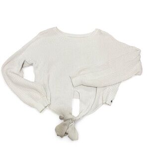 Hollister White Knit Sweater